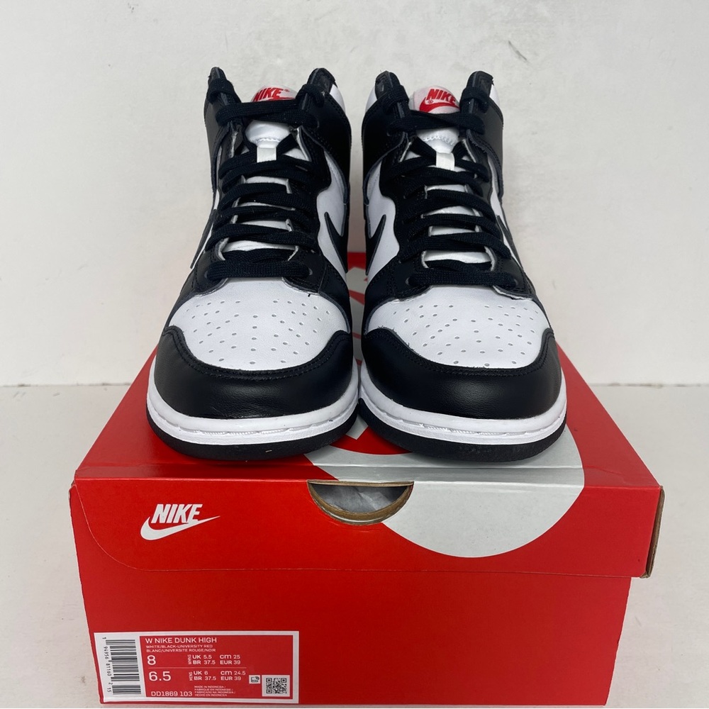 Nike Dunk High WMNS “Panda/Black White” 2023 - Picture 2 of 4